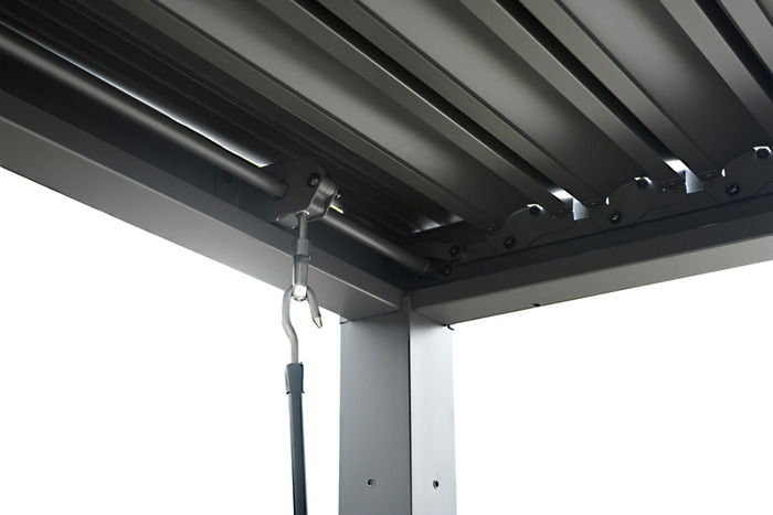 Pergola m/justerbart tag 3 x 3 meter - Sunlife®